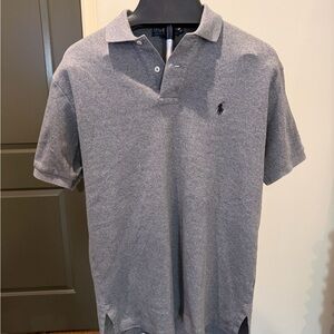 Ralph Lauren Men's Heather Gray Polo Shirt Size Medium